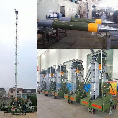 उच्च लिफ्ट फोर्क ट्रक के लिए मल्टी स्टेज सिंगल एक्टिंग नेस्टेड कस्टमाइज्ड हाइड्रोलिक सिलेंडर