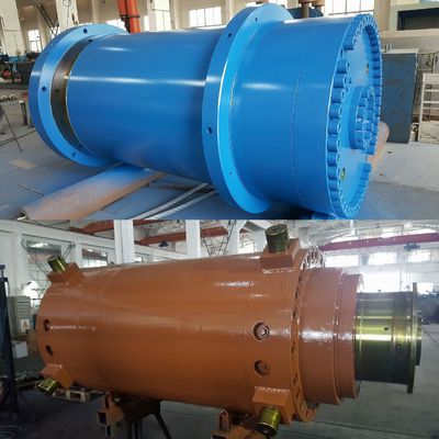 लेडल टावर स्टील मिल हाइड्रोलिक सिलेंडर 27SiMn सिलेंडर बैरल के साथ ISO9001