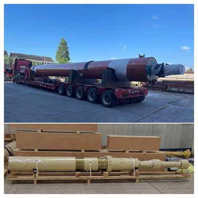 32 एमपीए परीक्षण दबाव एकीकृत सुरक्षा सुविधाओं के साथ स्टील मिल भारी शुल्क सिलेंडर