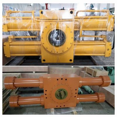 HFC46 मध्यम गियर रैक हाइड्रोलिक सिलेंडर 13Mpa 180° घूर्णन कोण के साथ