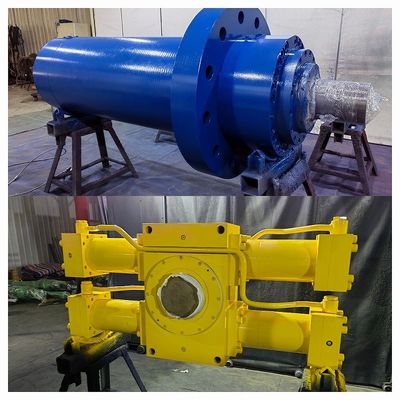 38CrMoAl गियर रैक हाइड्रोलिक सिलेंडर 180° कोण रोटेशन