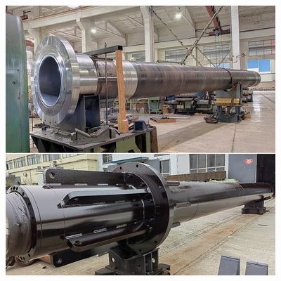 मजबूत निर्माण हाइड्रोलिक सिलेंडर क्रोम कोटिंग स्व-निर्देशित विरोधी घूर्णन