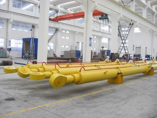 5400 स्ट्रोक हाइड्रोइलेक्ट्रिक अनुकूलित हाइड्रोलिक सिलेंडर 25MPa ऑपरेटिंग दबाव