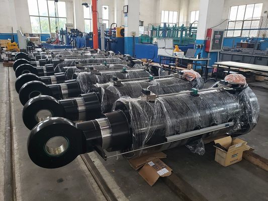 हवा सुरंग हाइड्रोलिक सिलेंडर के साथ बोर व्यास 140 मिमी