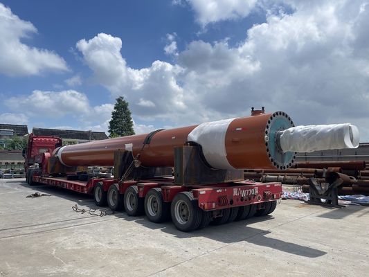 C45 स्टील कस्टम हाइड्रोलिक सिलेंडर / बड़े बोर हाइड्रोलिक सिलेंडर ISO9001