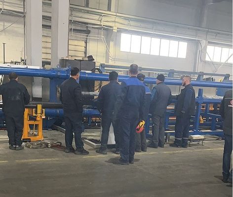 2500KN बल कोल्ड ड्रॉ मशीन 5m/min हाइड्रोलिक सिस्टम के साथ