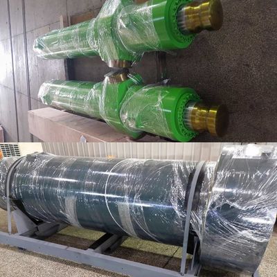 धातुकर्म स्टील मिल हाइड्रोलिक सिलेंडर भारी शुल्क 210 bar के साथ अनुकूलित स्ट्रोक लंबाई