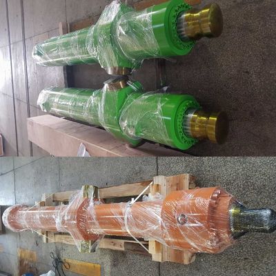धातुकर्म भारी शुल्क कॉम्पैक्ट कस्टम हाइड्रोलिक सिलेंडर 16 एमपीए एनुलस दबाव