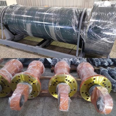 27SiMn सिलेंडर ट्यूब के साथ एकल-अभिनय भारी शुल्क हाइड्रोलिक सिलेंडर