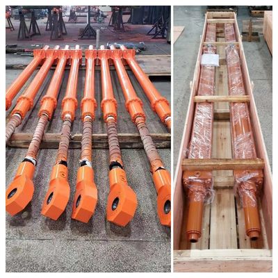 27SiMn सिलेंडर ट्यूब के साथ 3 स्टेज हाइड्रोलिक सिलेंडर