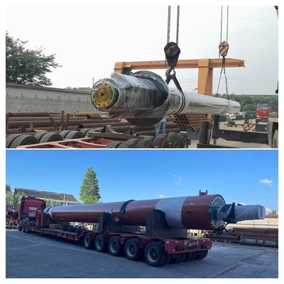 एकल अभिनय कस्टम हाइड्रोलिक सिलेंडर भारी शुल्क 32 एमपीए इस्पात संयंत्र के लिए