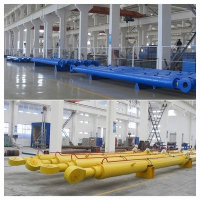 बांध के द्वार 450 मिमी के बोर व्यास के साथ हाइड्रोलिक सिलेंडर