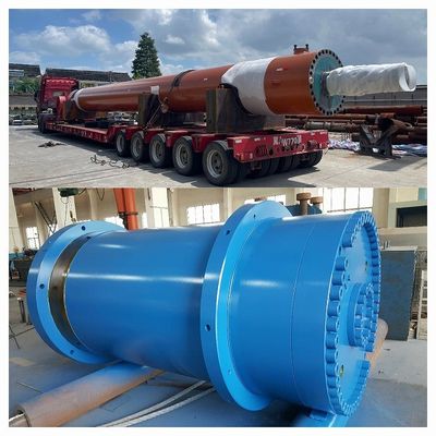 मर्केल सीलिंग के साथ 35Mpa परीक्षण दबाव के साथ हाइड्रोलिक लेडल टावर सिलेंडर