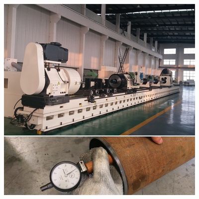 मध्यवर्ती पंप और सुरक्षात्मक उपकरण के साथ स्टील पाइप को सीधा करने के लिए छोटी रोलिंग मशीन